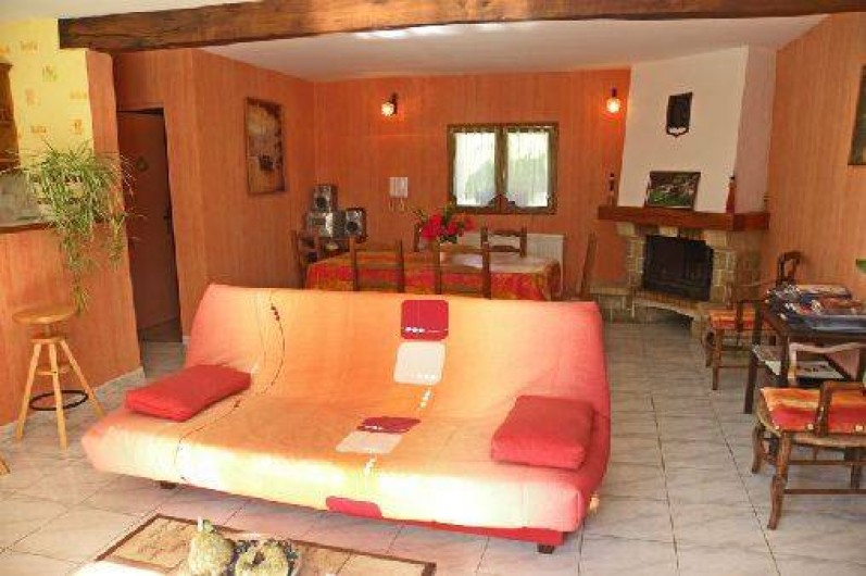Location de vacances - Gîte à Duffort - Le salon / salle à manger