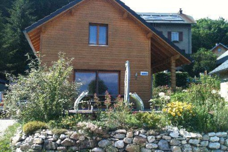 Location de vacances - Chalet à Saint-Hilaire - Chalet Glycine 6/8 p 4 étoiles, 3 clés Clevacances Label Clef Verte