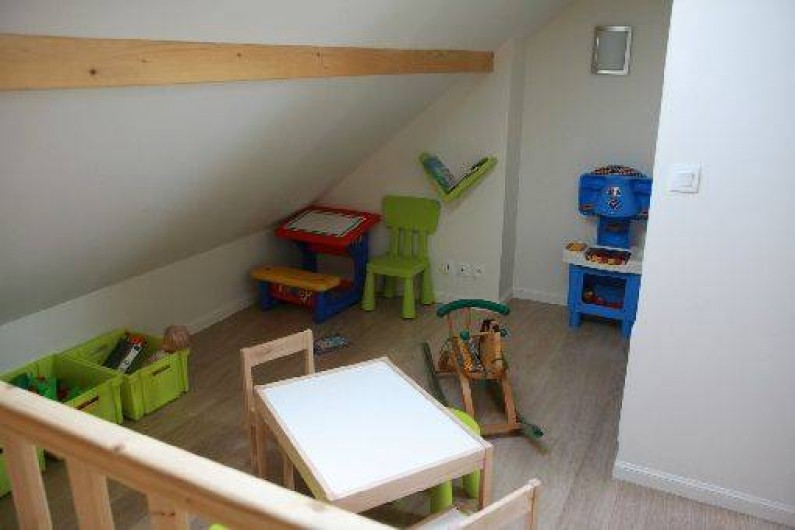 Location de vacances - Chalet à Saint-Hilaire - Salle de jeux pour les Enfants, coin TV