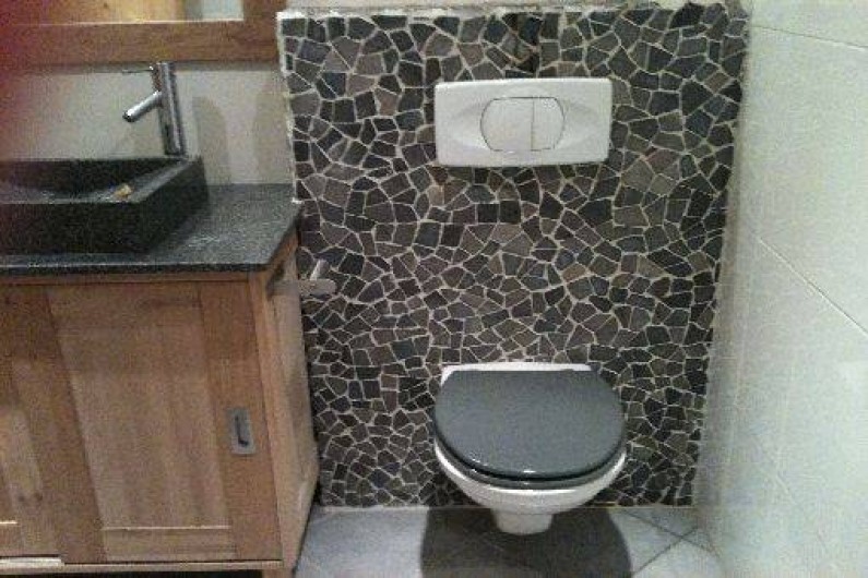 Location de vacances - Chalet à Saint-Hilaire - Salle d'eau du bas