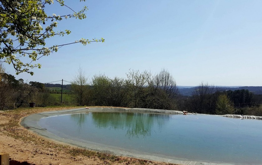 Location de vacances - Chambre d'hôtes à Auriac-du-Périgord - Bassin de baignade