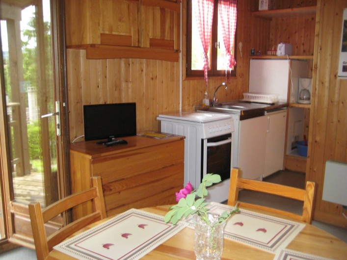 Location de vacances - Chalet à Le Malzieu-Ville - cuisine  équipée