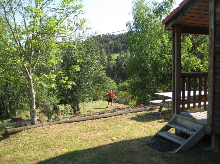Location de vacances - Chalet à Le Malzieu-Ville - site surplombant la vallée de la Truyère.