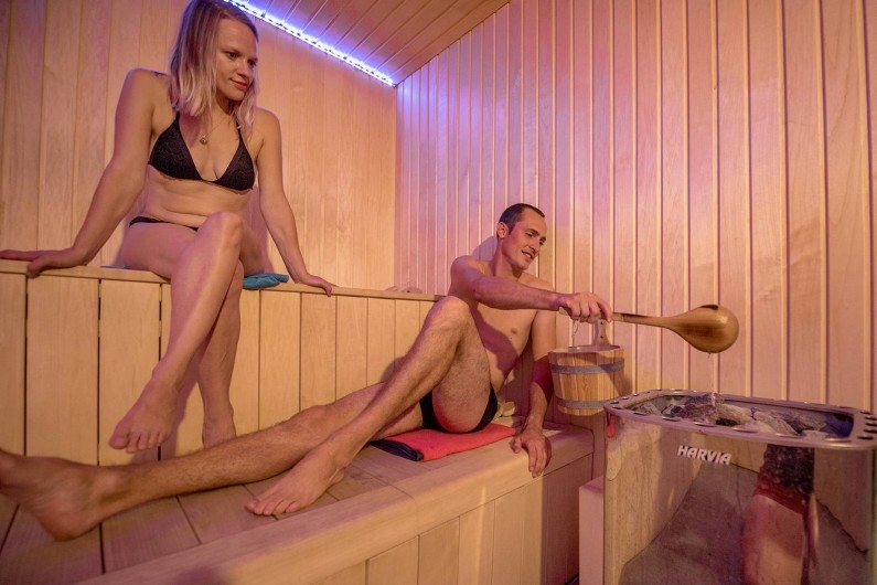 Location de vacances - Camping à Brem-sur-Mer - Sauna et hammam en accès libre