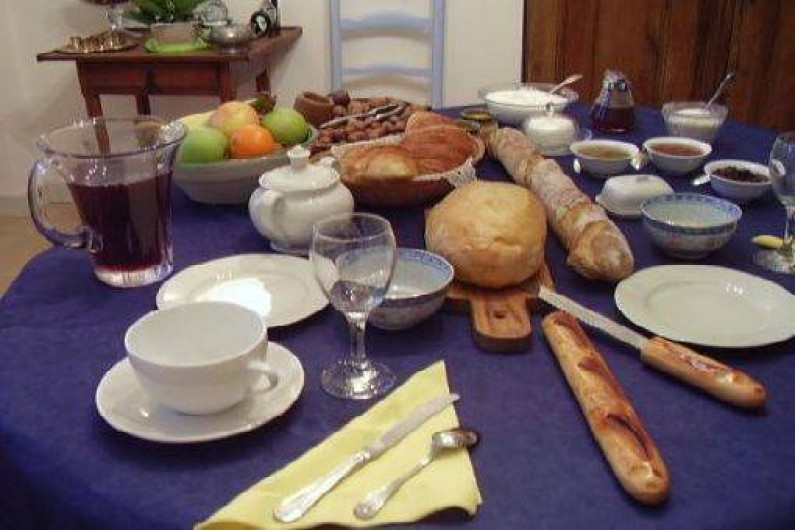 Location de vacances - Chambre d'hôtes à Velluire - Petit déjeuner