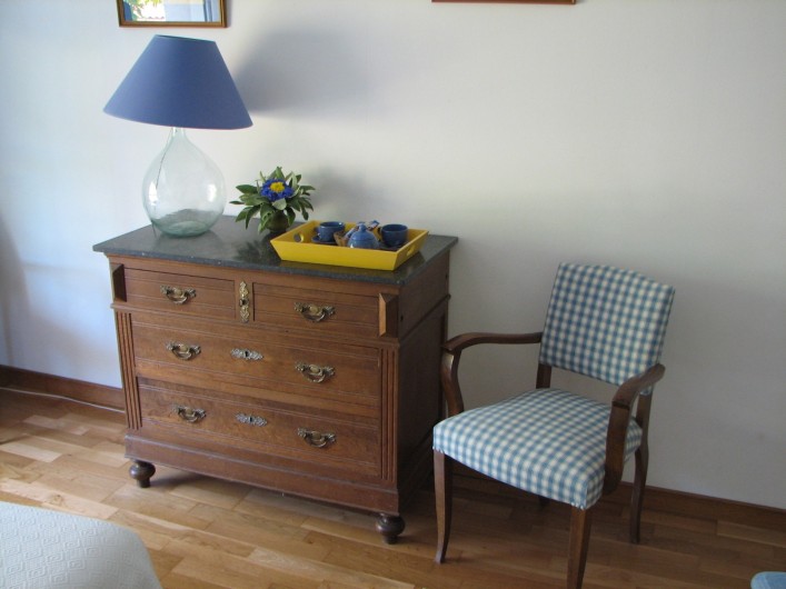 Location de vacances - Chambre d'hôtes à Velluire - Chambre Horizon côté salon