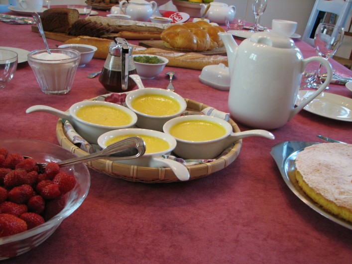 Location de vacances - Chambre d'hôtes à Velluire - Petits déjeuners gourmands