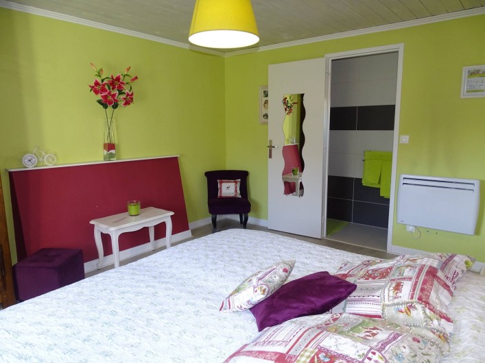Location de vacances - Chambre d'hôtes à Bréville-les-Monts - chambre Campagne