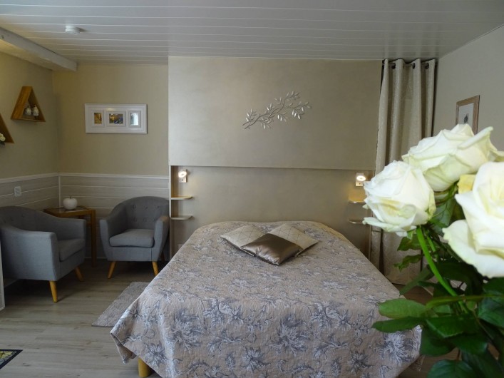 Location de vacances - Chambre d'hôtes à Bréville-les-Monts - chambre Pays d'auge