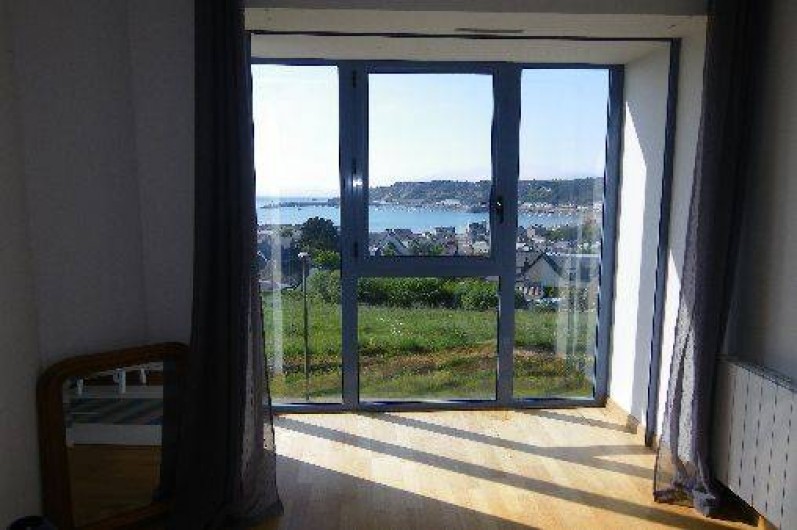 Location de vacances - Villa à Erquy - chambre 3 vue sur port et cap