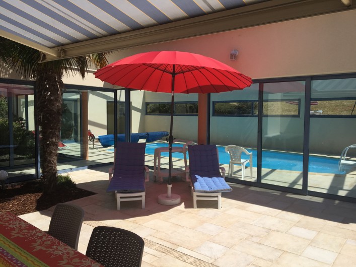 Location de vacances - Villa à Erquy - Terrasse plein Sud