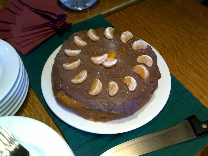 Location de vacances - Chalet à La Tania - Gâteau pour gouter