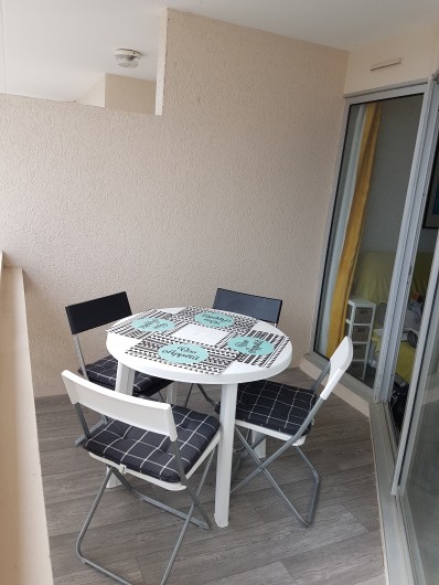 Location de vacances - Studio à Canet-en-Roussillon - balcon