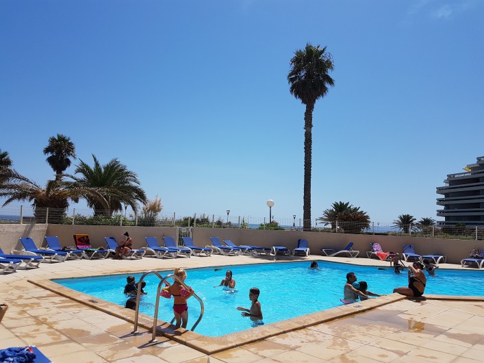 Location de vacances - Studio à Canet-en-Roussillon - piscine