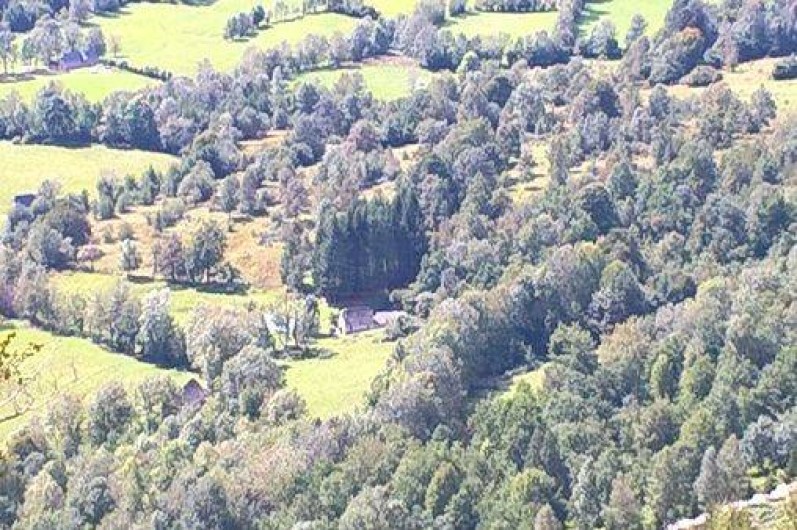 Location de vacances - Gîte à Salles - Situation de la grange au milieu des prés