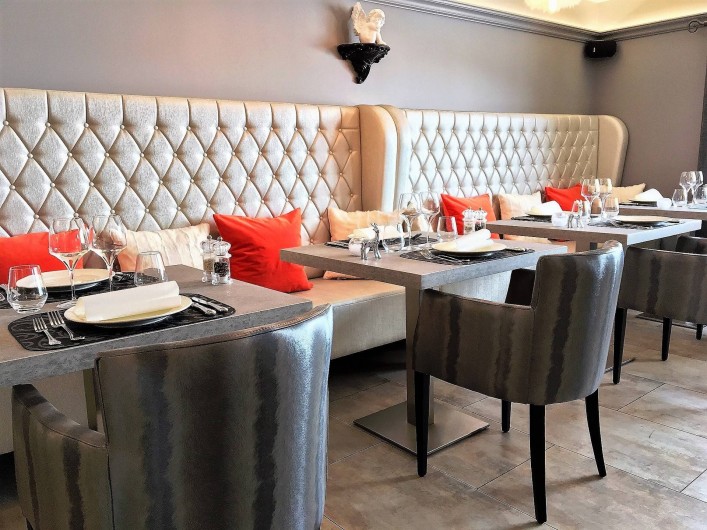 Location de vacances - Hôtel - Auberge à Mâcot-la-Plagne - Restaurant La Table du Cocoon