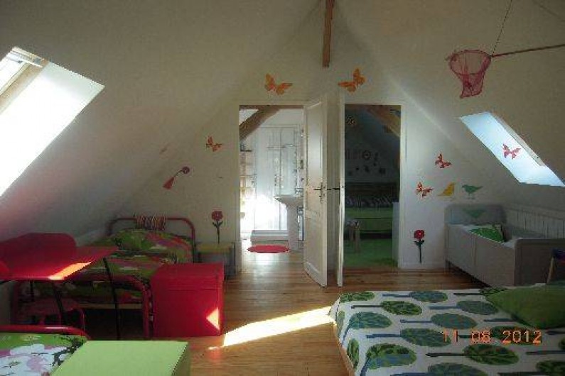 Location de vacances - Gîte à Beauval-en-Caux - gîte "les pommiers" grande chambre de 4 places