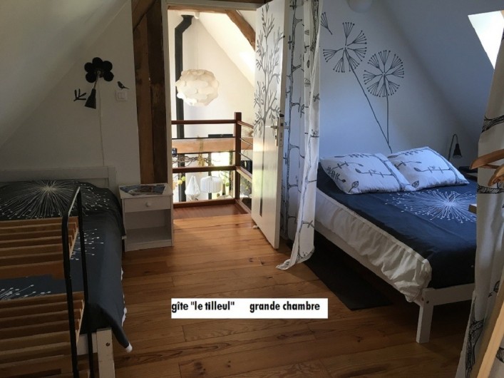 Location de vacances - Gîte à Beauval-en-Caux - gîte "le tilleul" chambres à l'étage
