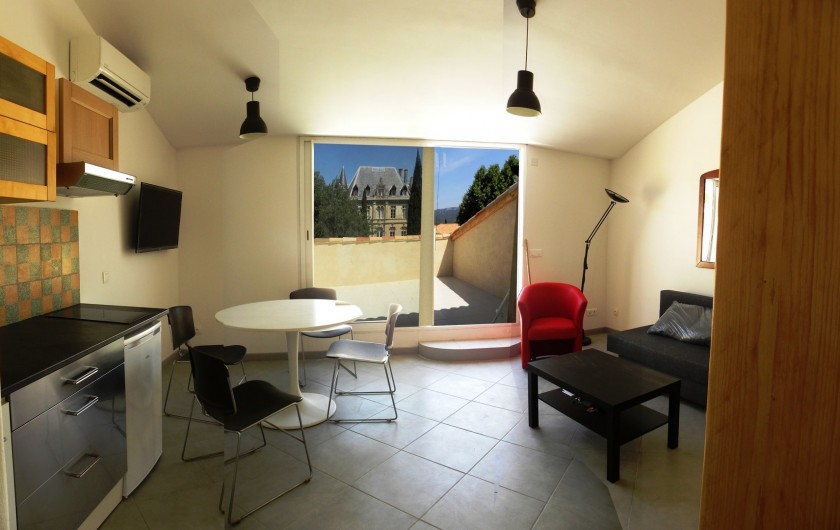 Location de vacances - Appartement à Charleval - le séjour de l'appart 5