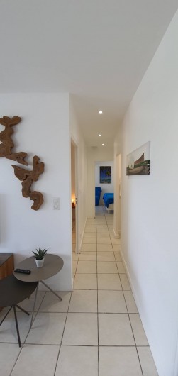 Location de vacances - Appartement à Saint-François - vue du couloir