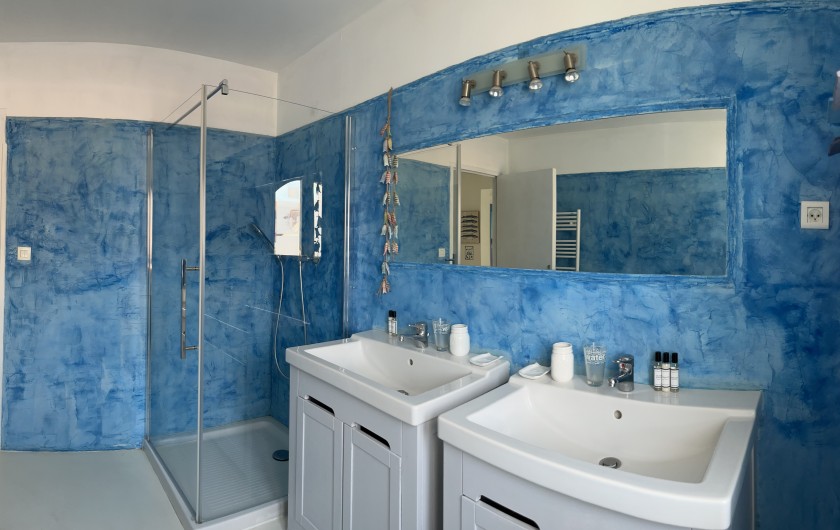 Location de vacances - Villa à Calvi - Jardin, transats, barbecue