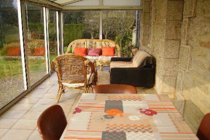Location de vacances - Gîte à Bignan - veranda