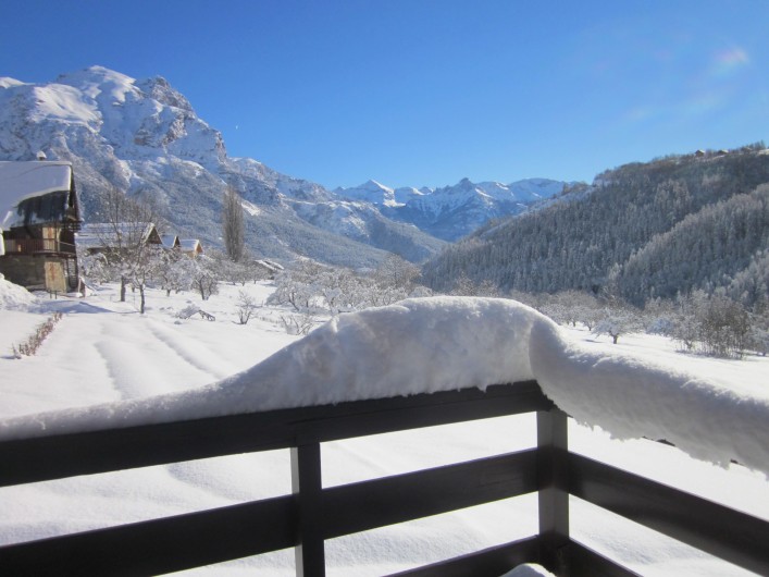 Location de vacances - Chalet à Vallouise - Vue vers le Villard