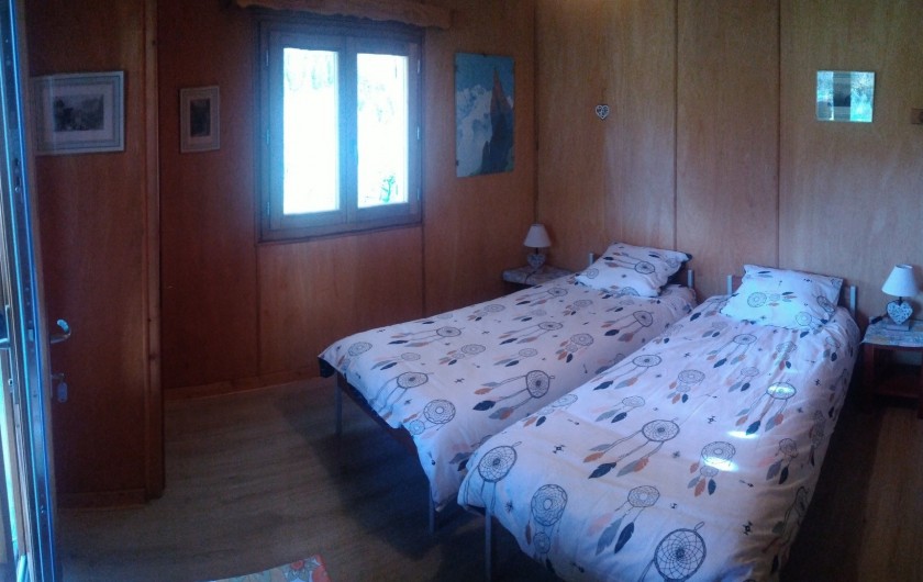 Location de vacances - Chalet à Vallouise - Chambre 2 niveau bas