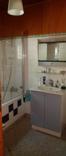 Location de vacances - Chalet à Vallouise - Salle de bain niveau séjour