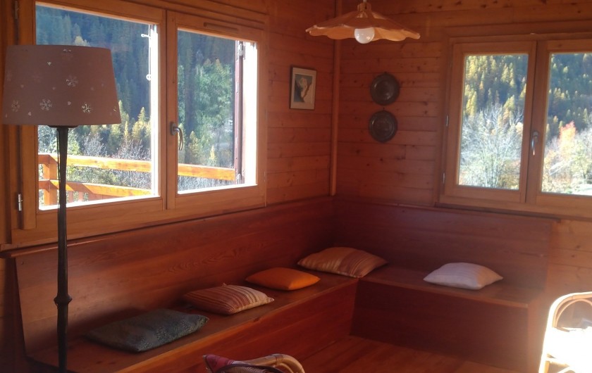 Location de vacances - Chalet à Vallouise - Séjour coin détente