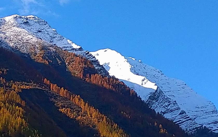 Location de vacances - Chalet à Vallouise - Octobre 2021 vue du balcon