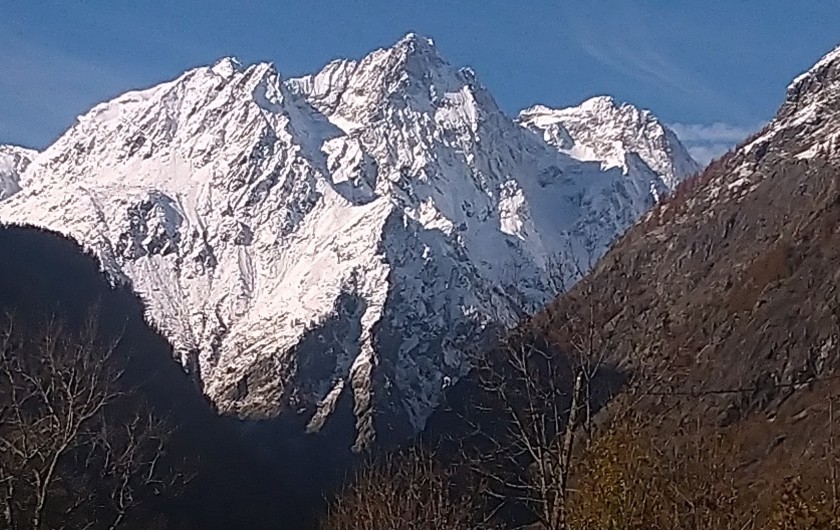 Location de vacances - Chalet à Vallouise - Octobre 2021 autre vue du balcon