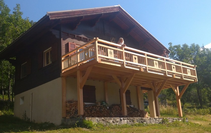 Location de vacances - Chalet à Vallouise - Chalet en été