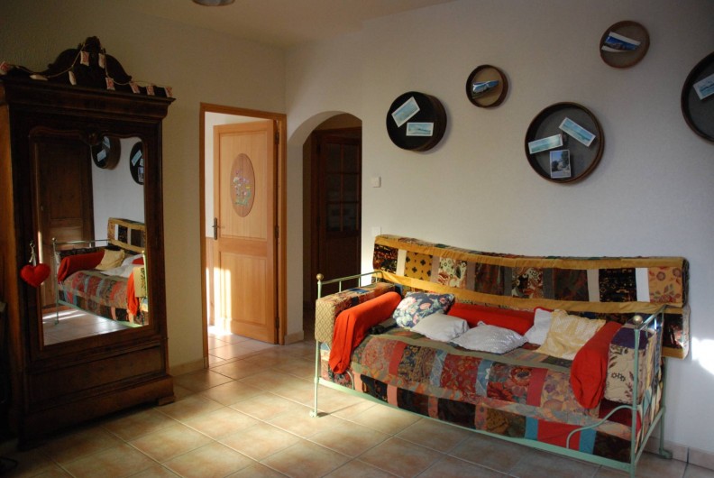 Location de vacances - Villa à Valuéjols - Grande entrée de la maison