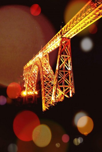 Location de vacances - Villa à Valuéjols - Garabit de nuit