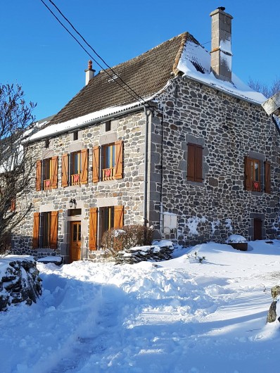 Location de vacances - Villa à Valuéjols - sous la neige