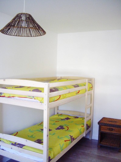 Location de vacances - Appartement à Saint-Brevin-les-Pins - Locations Vacances Particuliers : Appartement chambre lits superposés