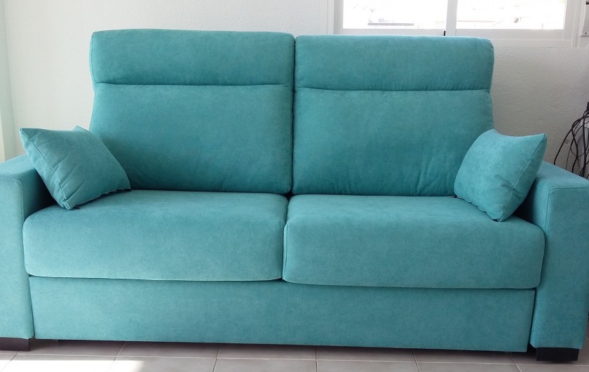 Location de vacances - Appartement à Santa Pola - canapé dans séjour