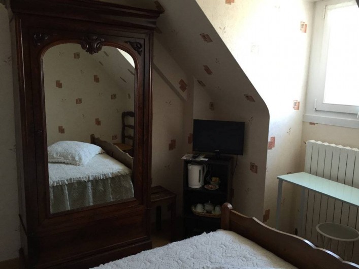 Location de vacances - Chambre d'hôtes à Saint-Malo - La chambre beige