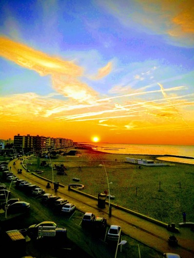 Location de vacances - Appartement à Palavas-les-Flots - Lever du soleil vue prise du balcon 15.08.2018