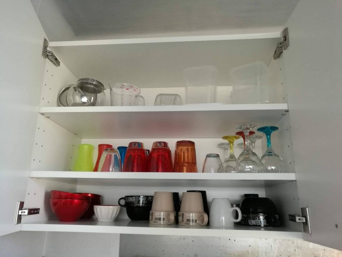 Location de vacances - Appartement à Palavas-les-Flots - Verres et tasses