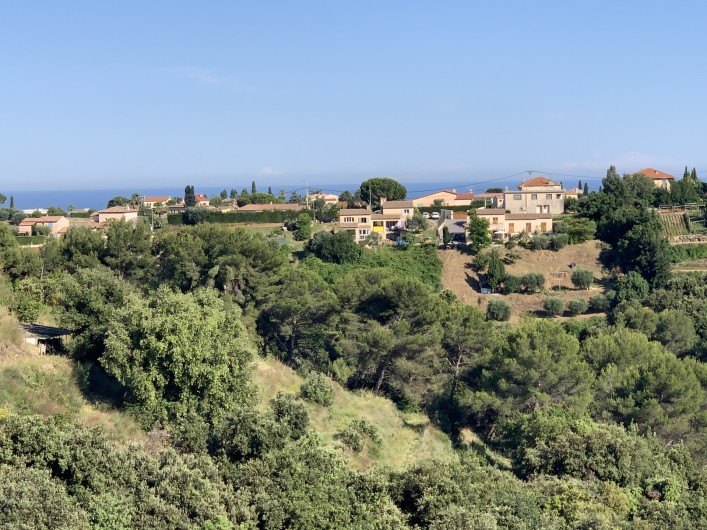 Location de vacances - Villa à Cagnes-sur-Mer - Vue depuis la terrasse Scenery from terrace