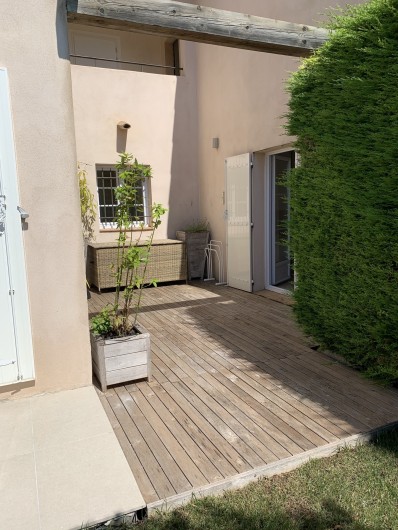 Location de vacances - Villa à Cagnes-sur-Mer - Patio chambre 1 Patio room #1