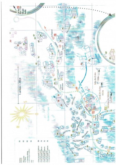 Location de vacances - Appartement à Les Claux - plan de la location