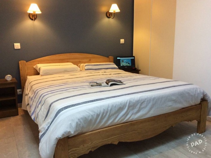 Location de vacances - Appartement à Les Claux - chambre  avec lit de 160x200
