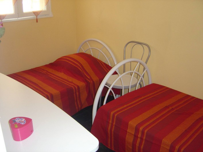 Location de vacances - Appartement à Frontignan - CHAMBRE 2 LITS INDIV