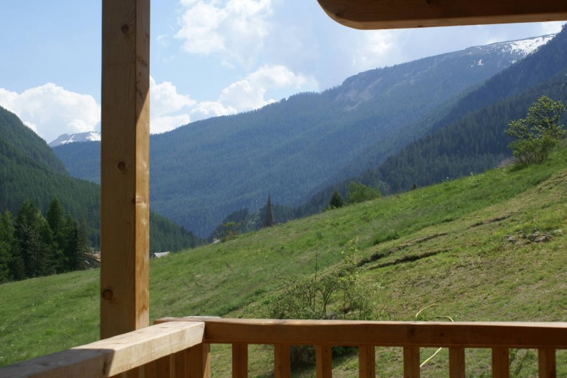 Location de vacances - Chalet à Saint-Paul-sur-Ubaye - vue sur la montagne