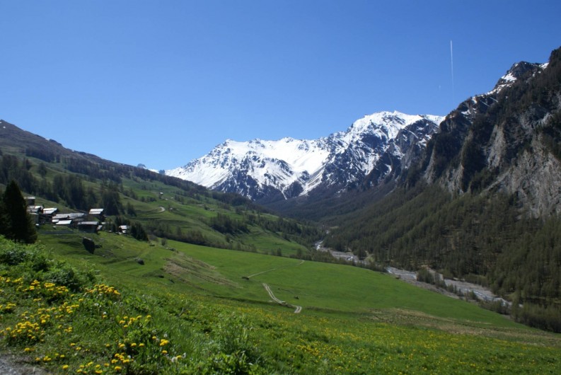 Location de vacances - Chalet à Saint-Paul-sur-Ubaye - la vallée