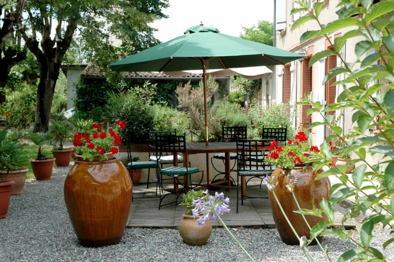 Location de vacances - Chambre d'hôtes à Saint-Thomas - Terrasse