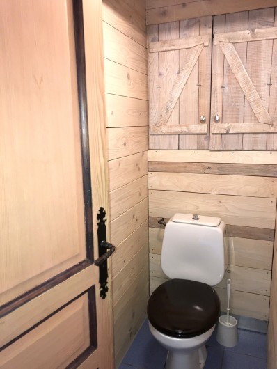 Location de vacances - Chalet à La Bresse - WC au RDC